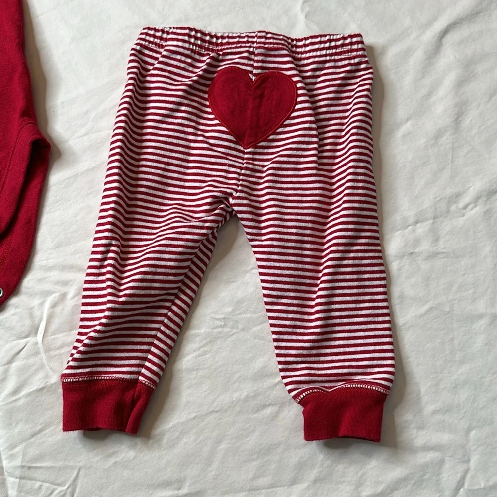 The Children's Place Valentine’s Day bundle. Two dresses and one matching outfit